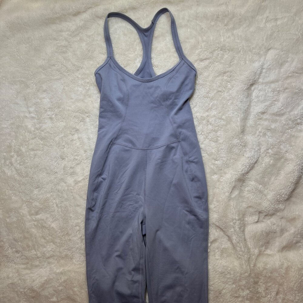 NWT FP Movement Lotus One-Piece Jumpsuit in Dusted Cerulean – Women’s‎ XS - Picture 2 of 9